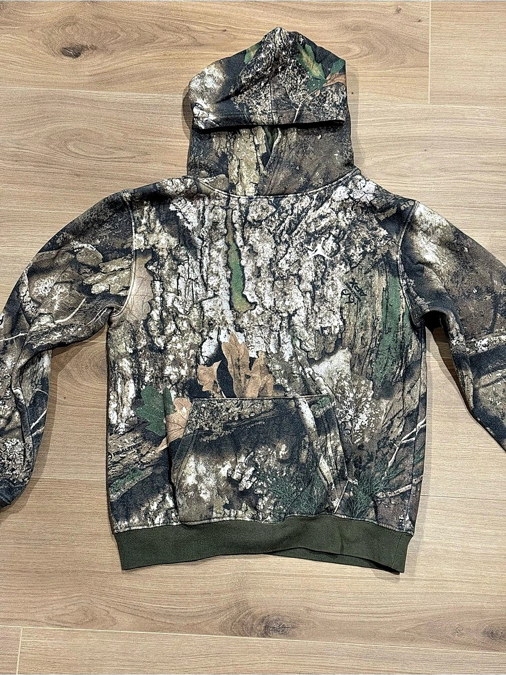 Jordan MVP Fleece Realtree Pullover Hoodie Green & Brown Large